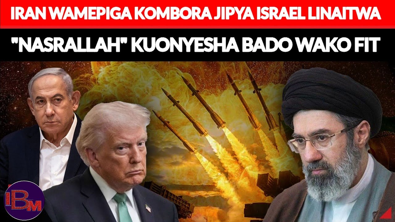 IRAN AMEIPIGA ISRAEL NA KOMBORA JIPYA LA 