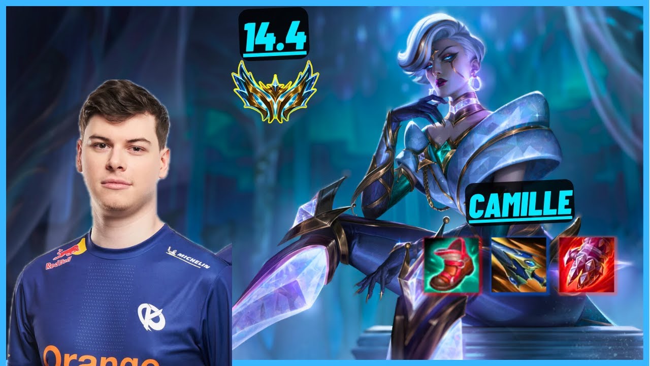 KC TARGAMAS: CAMILLE VS ASHE (SUP) - EUW CHALLENGER - PATCH 14.4