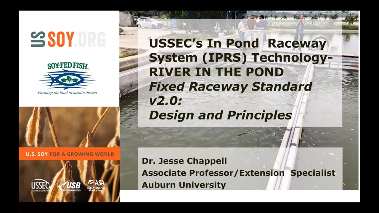 WEBINAR - In-pond raceway systems (IPRS), Dr. Jesse Chapell