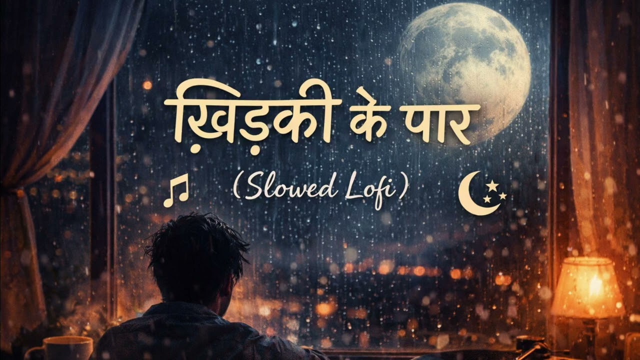 Khidki Ke Paar 🌙 | Slowed Lofi Hindi Song | Late Night Vibes | Gani AI Music