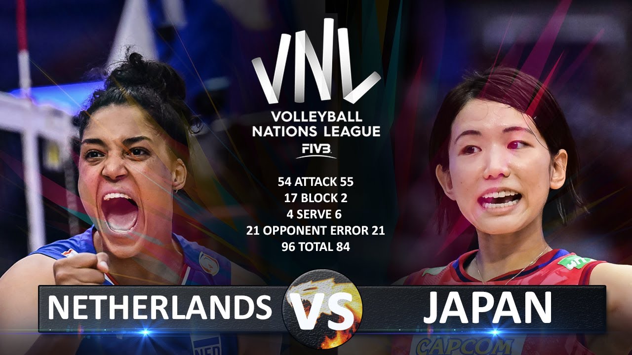 Netherlands vs Japan | Women's VNL 2023