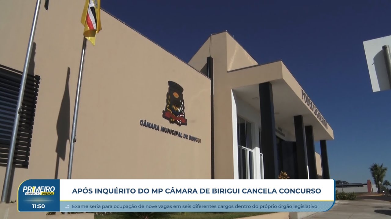 Depois de inqu&eacute;rito do MP, c&acirc;mara de Birigui cancela concurso p&uacute;blico.