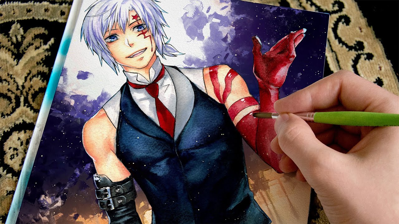Allen (D.Gray-man) 【WATERCOLOR SPEEDPAINT】