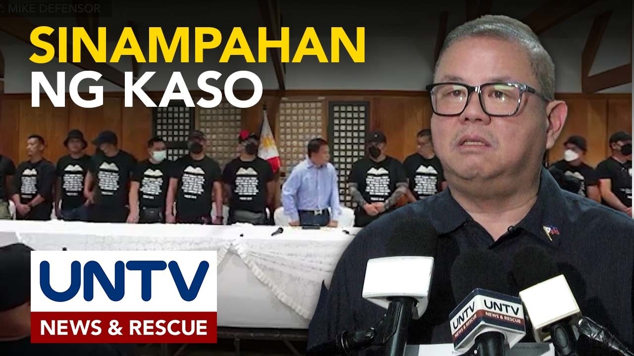 Ex-Marines at Atty. Baligod, sinampahan ng kasong cyber libel ni DA Sec. Tiu Laurel Jr.