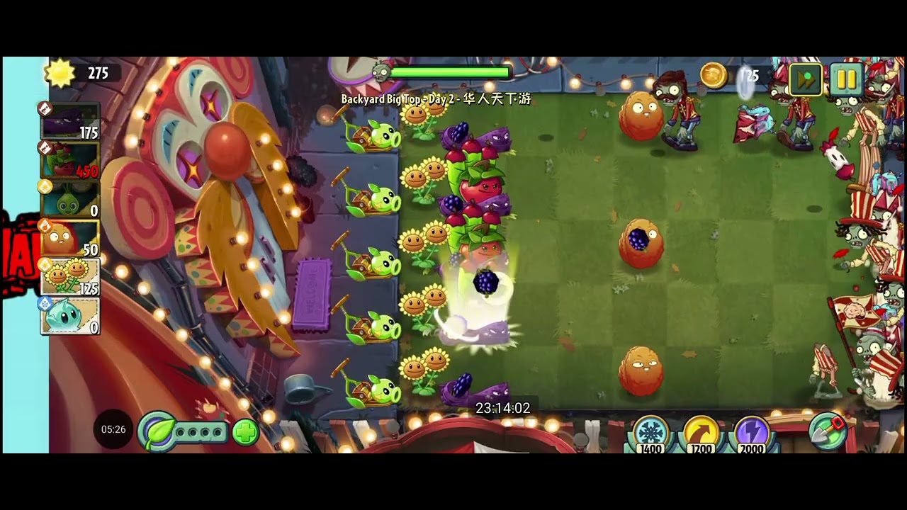 Hello PVZ2 Themy BigTop 