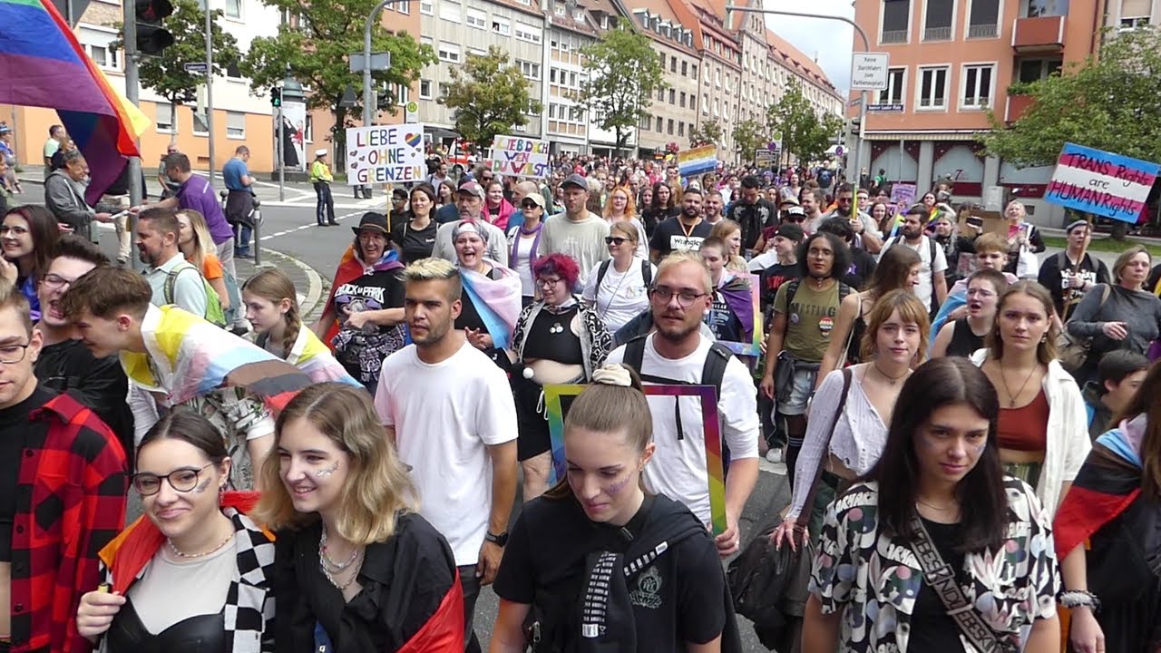 CSD Nürnberg 2023 - Die gesamte Polit-Demo [Sa. 05.08.2023]