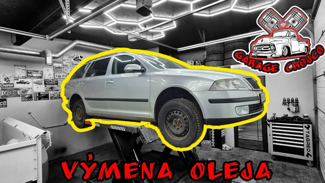 Výmena filtrov a oleja | Škoda Octavia II | Garážové roboty | # 3
