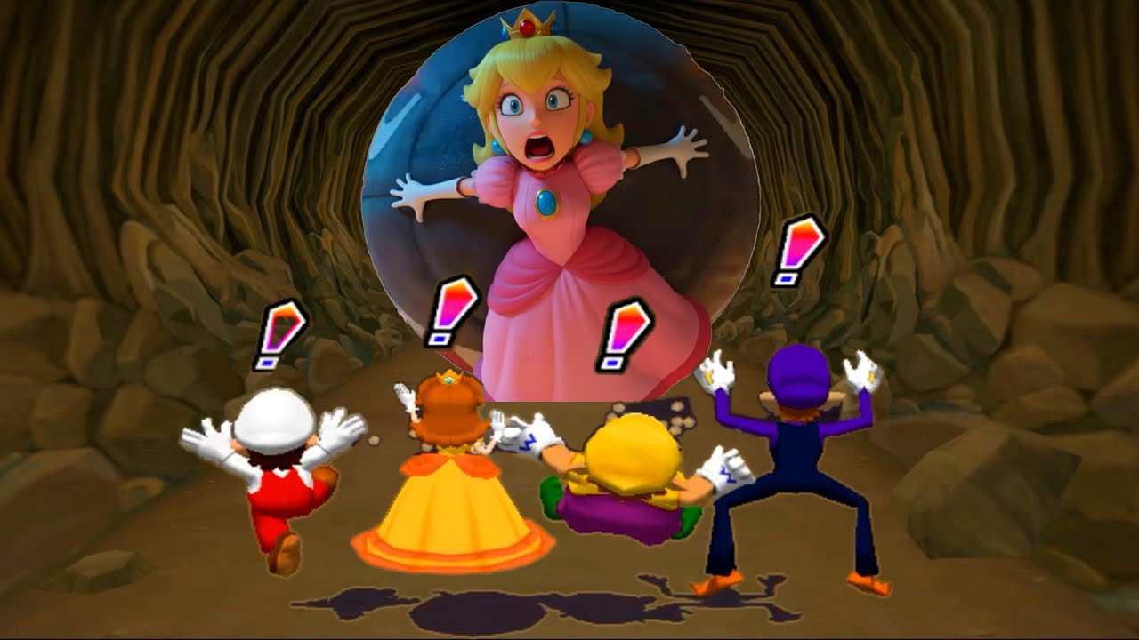 Mario Party 6 забавных мини-игр — Марио против Дейзи против Варио против Валуиджи