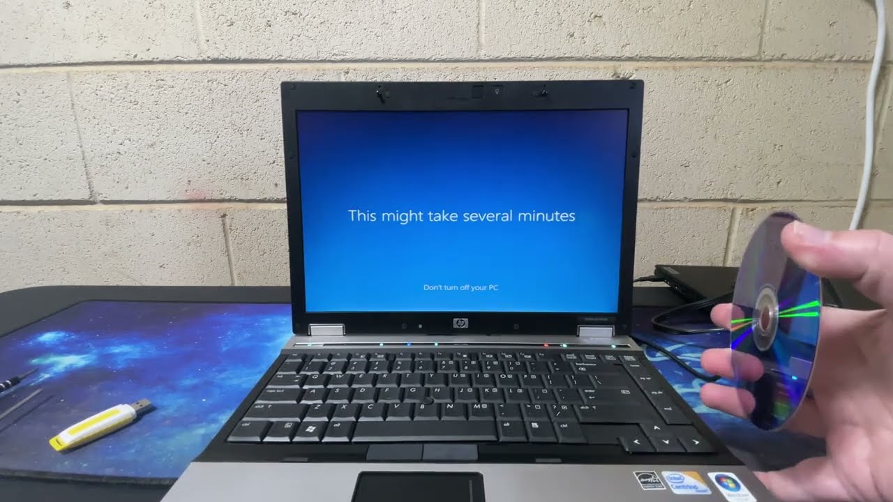New in Box HP Elitebook 6930P - Installing windows 10 32bit and 64 bit