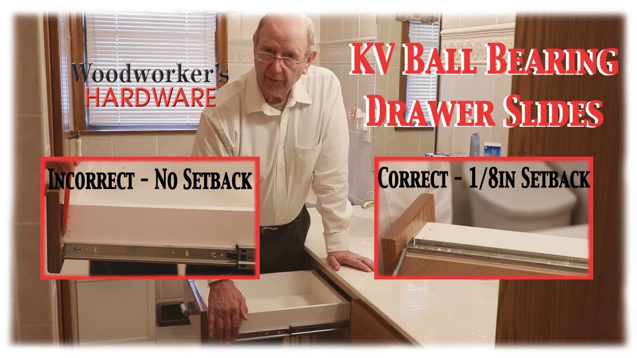 DIY With Larry - Correcting the Installation - KV Ball Bearing Drawer Slides