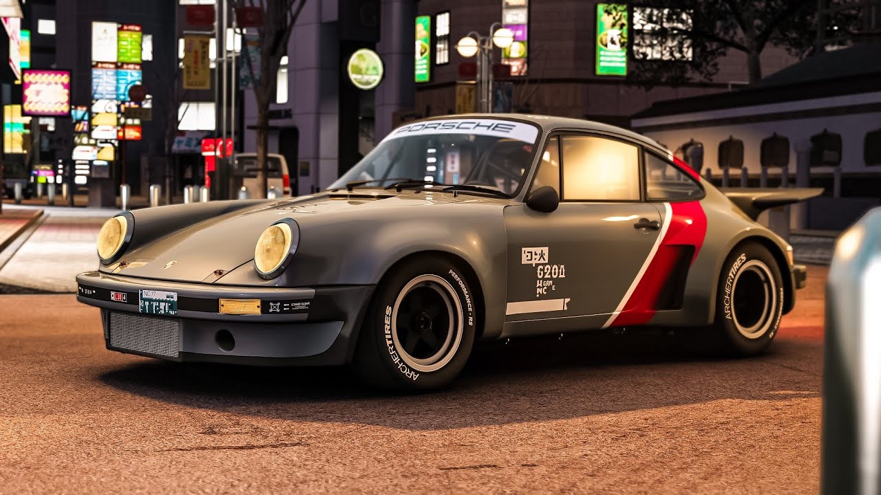 Cyberpunk 2077 / Porsche 911 Carrera RSR - Assetto Corsa Cinematic