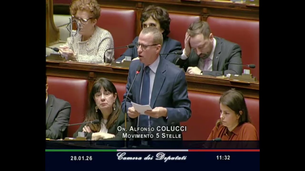 Alfonso Colucci   M5S Camera   Dichiarazione di voto in Aula 28/01/2026