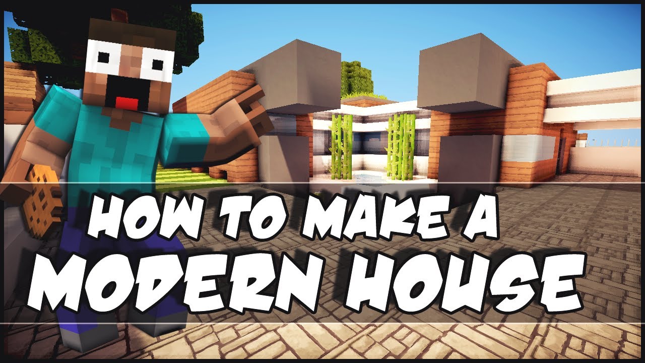 Minecraft: How To Make a Small Modern House