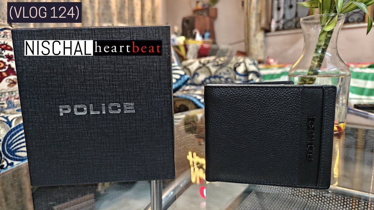 POLICE Men's Leather Wallet | NISCHAL heartbeat Vlog Ep- 124