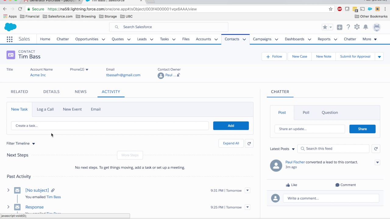 Salesforce Summer '17: Lightning for Gmail Demo and Use Case - Part 2