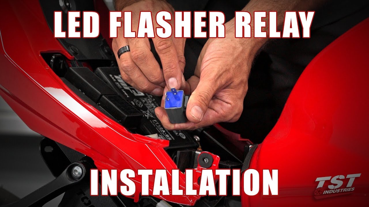 How to install an LED Flasher Relay on a 2017+ Suzuki GSX-R1000 by TST Industries