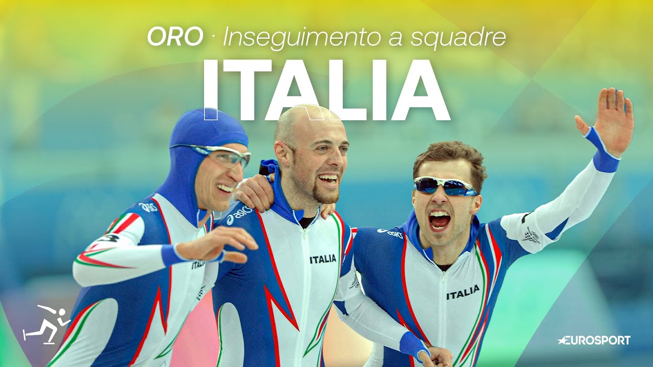 ITALIA ORO nell'inseguimento nel pattinaggio di velocità | TORINO 2006 | RIVIVI LA GARA