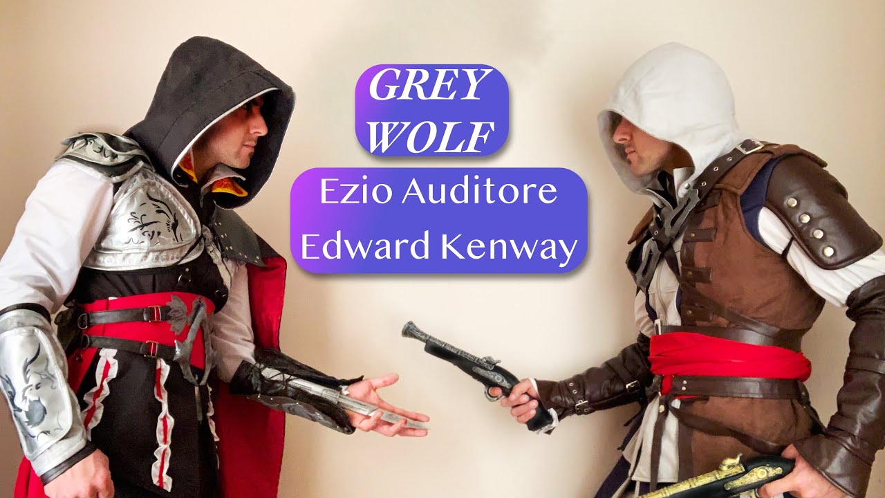 coleccion ASSASSINS CREED cosplay ezio edward kenway cosplay magic