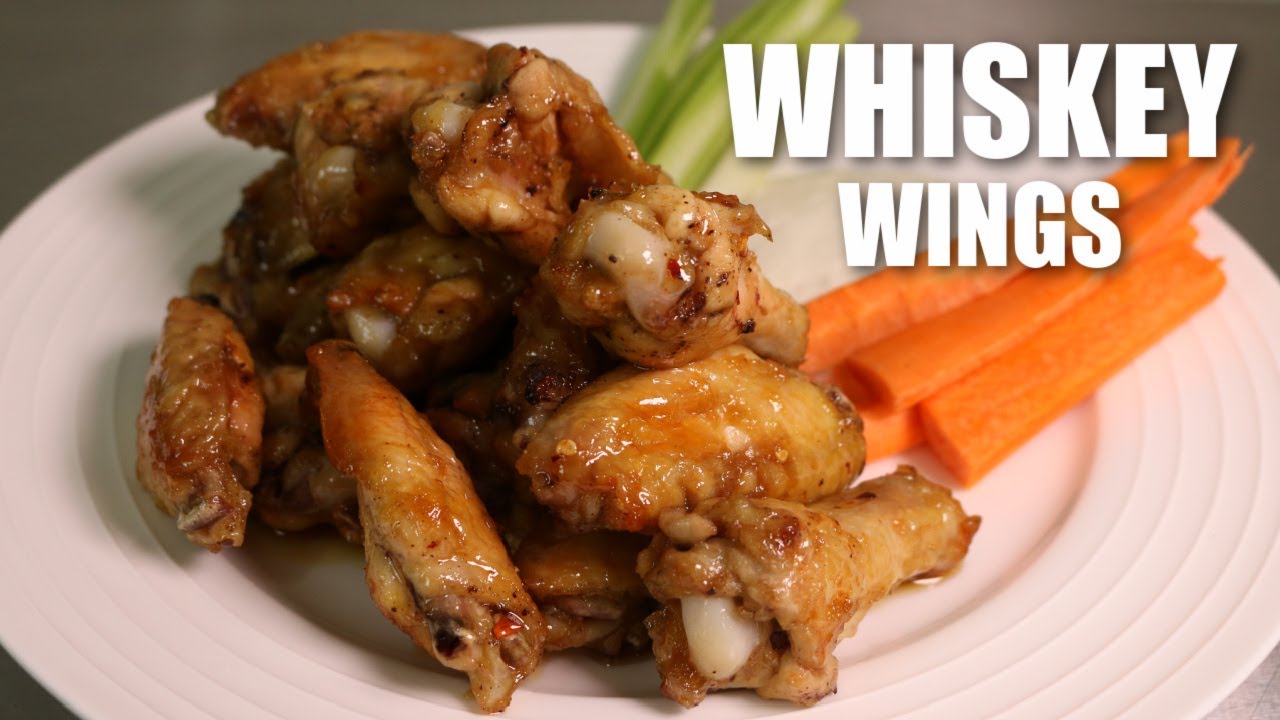 Whiskey Honey Garlic Wings - WINGGING THE SUPERBOWL
