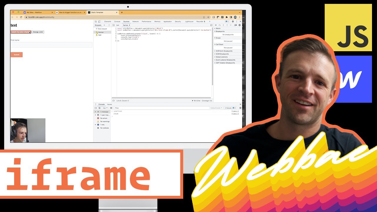 Как выбрать элементы внутри iframe с помощью Javascript