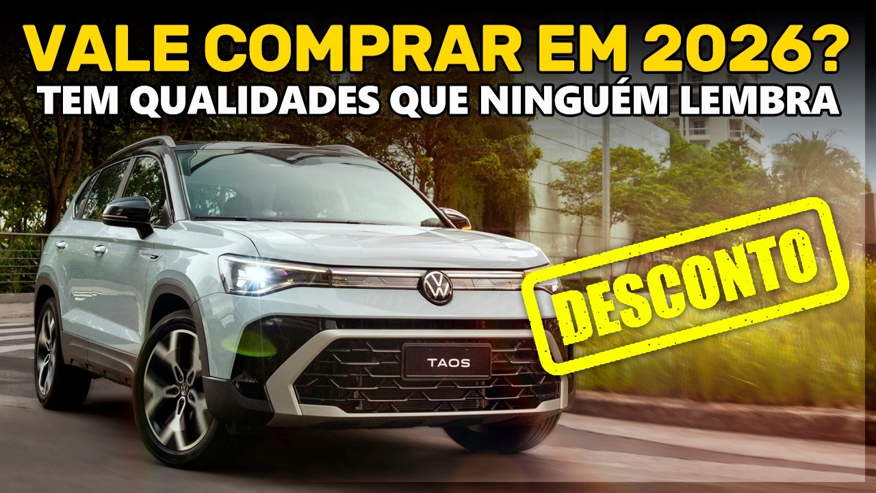 Novo TAOS 2026 é o SUV que a Volkswagen precisa -- e você também!
