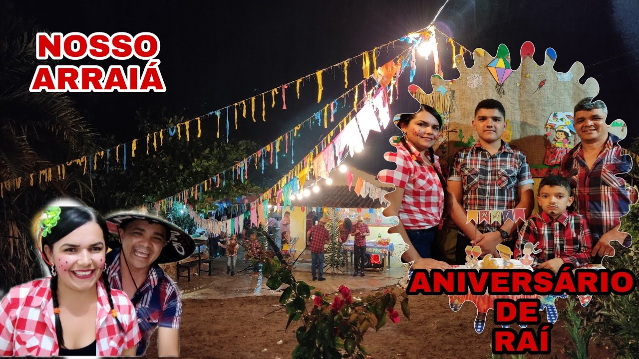 ANIVERSÁRIO DE RAÍ EM CLIMA DE SÃO JOÃO 🌽🔥💥