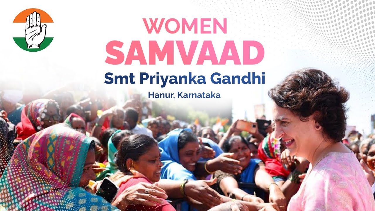 LIVE: Smt. Priyanka Gandhi interacts with the women in Hanur, Karnataka | Women Samvaad