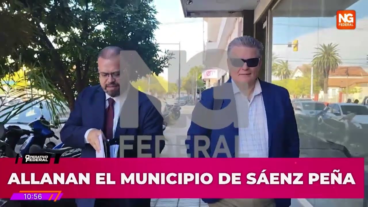 🚨 PRIMICIA | Allanan el municipio de Sáenz Peña y la Bolsa de Comercio del Chaco