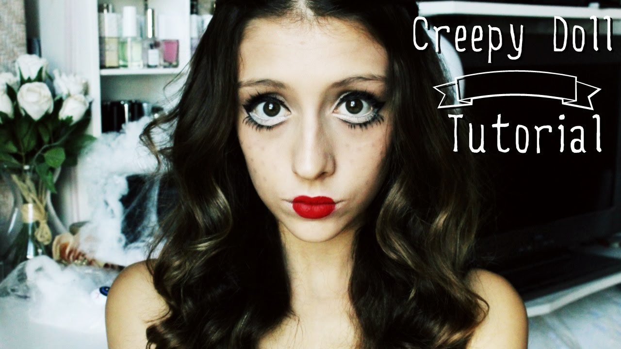 CREEPY DOLL MAKEUP TUTORIAL 🎃