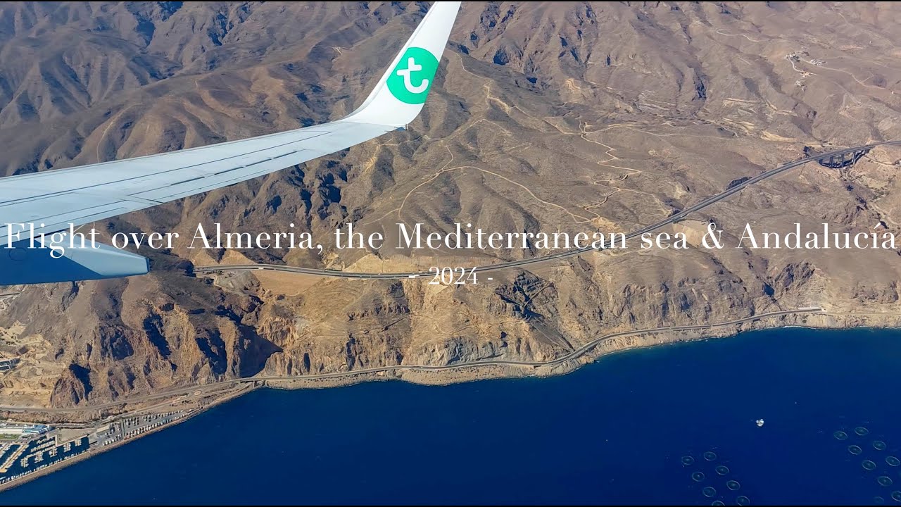 Flight from Almeria airport to Rotterdam the Netherlands - september 2024