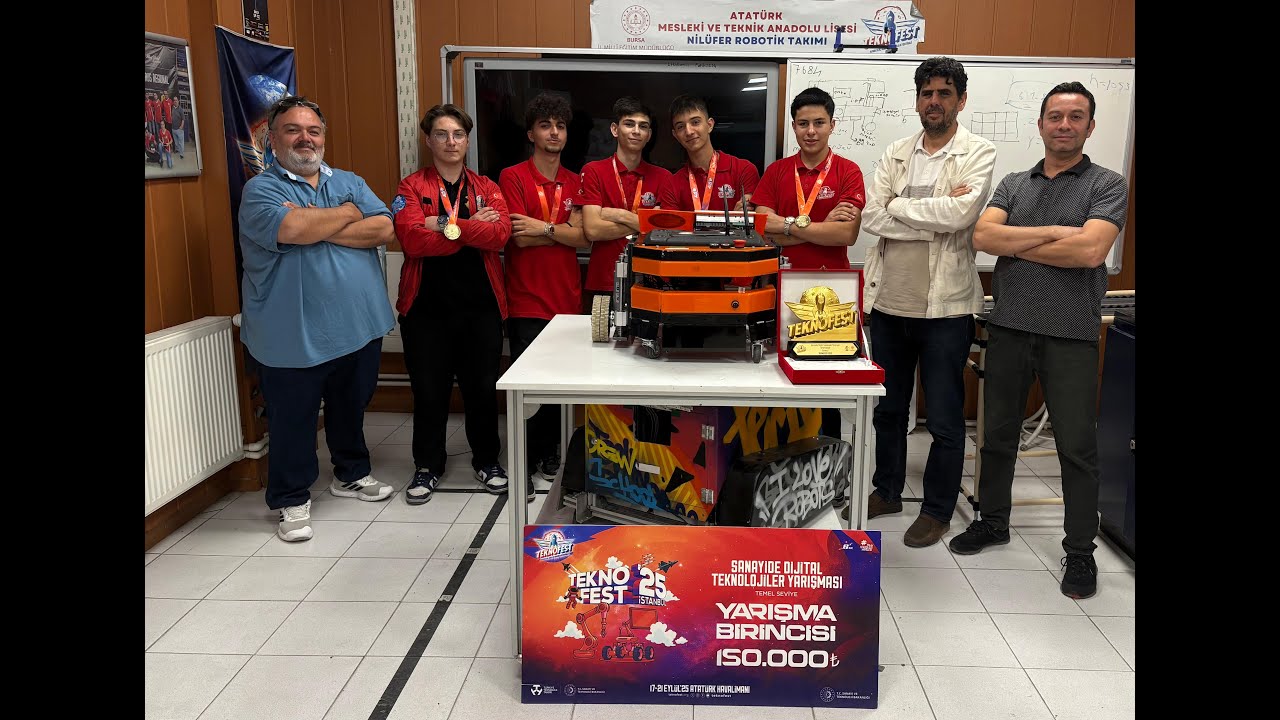 Nilüfer Robotik Hayalin Gerçeğe Dönüştüğü Yolculuk Sanayide Dijital Teknolojiler Yarışma Performansı