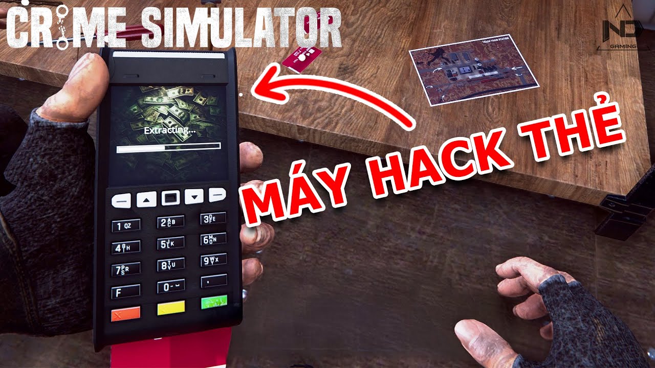 Crime Simulator #5 - Đội Cướp Chuyên Báo, Mua Máy Hack Thẻ ATM Mới