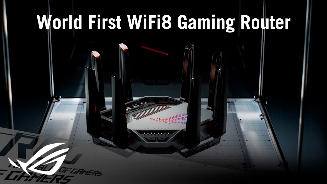 World's First WiFi 8 Gaming Router - ROG Rapture GT-BN98 Series | ROG