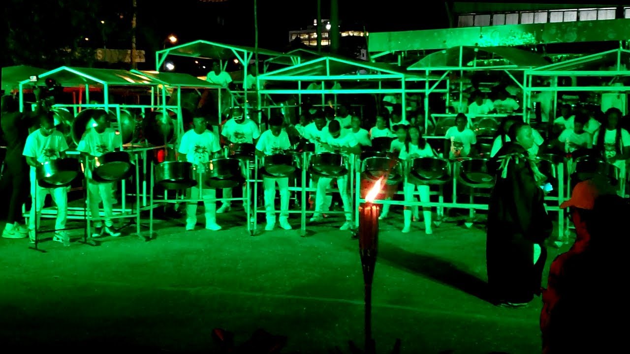 Trinidad Steelband Pan Yard Judging - The Pan Crawl