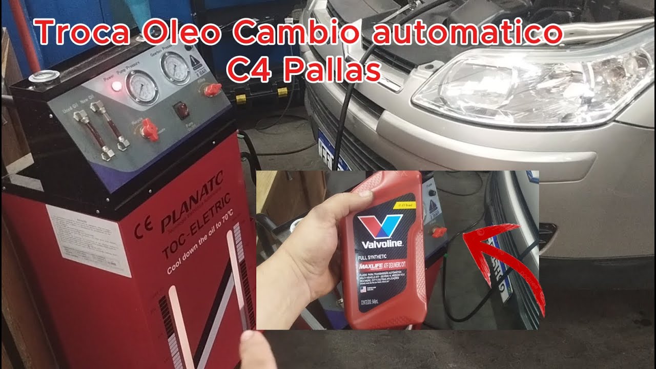 Troca oleo cambio automatico c4 pallas 2013