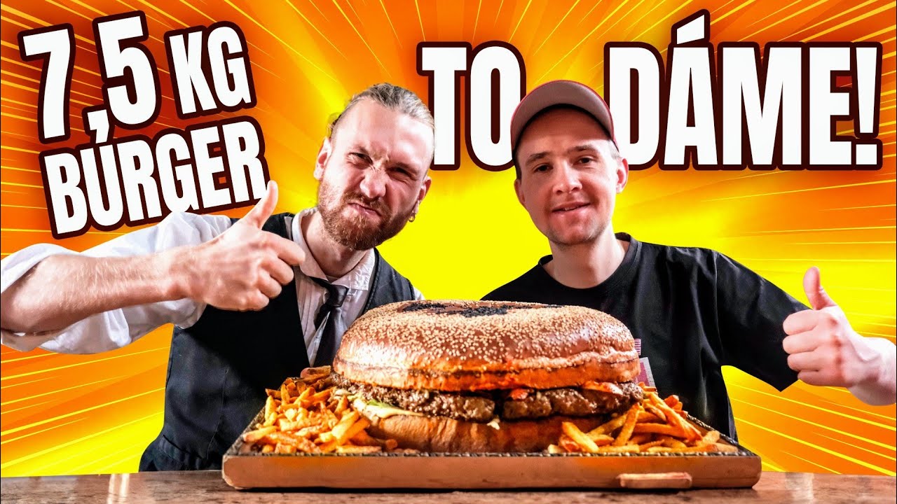 NEJVĚTŠÍ BURGER V REPUBLICE? Pablo Escobar Brno a XXL výzva!