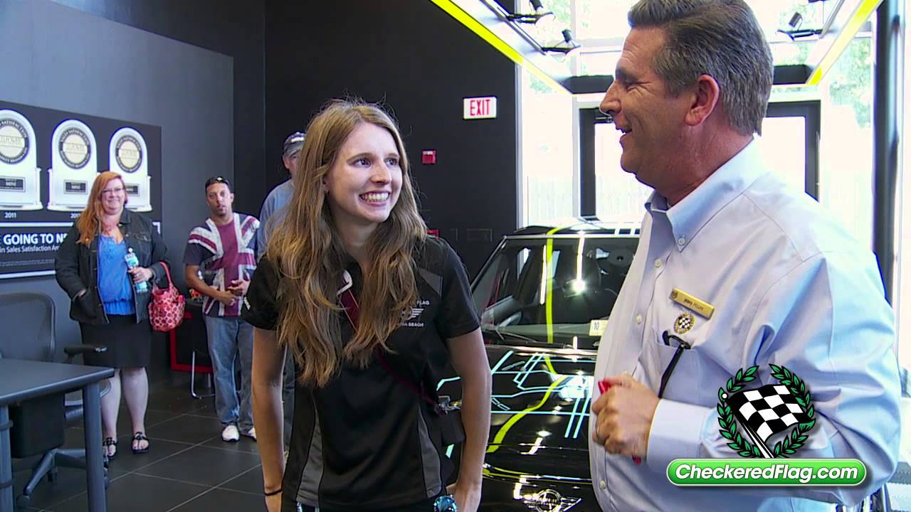 MINI Designer Alex Coyle Visits Checkered Flag MINI