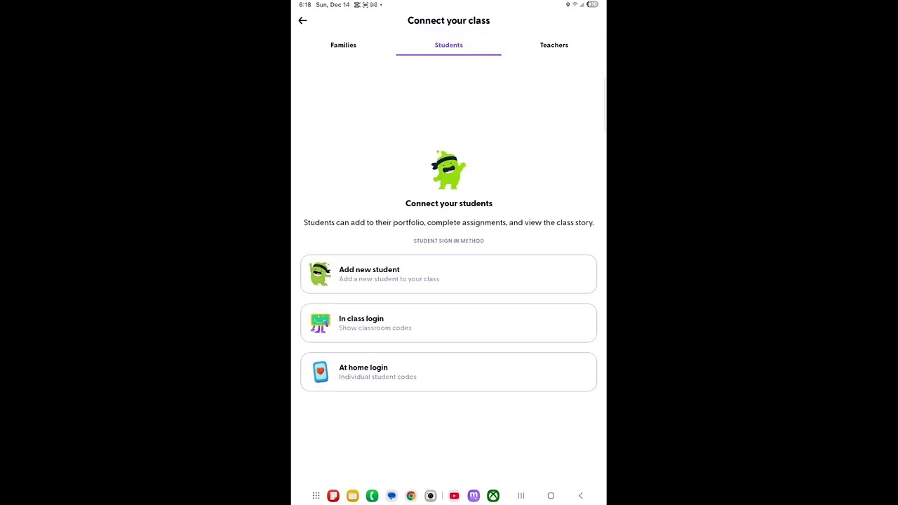 How to sign in as a teacher On Classdojo app name: Classdojo