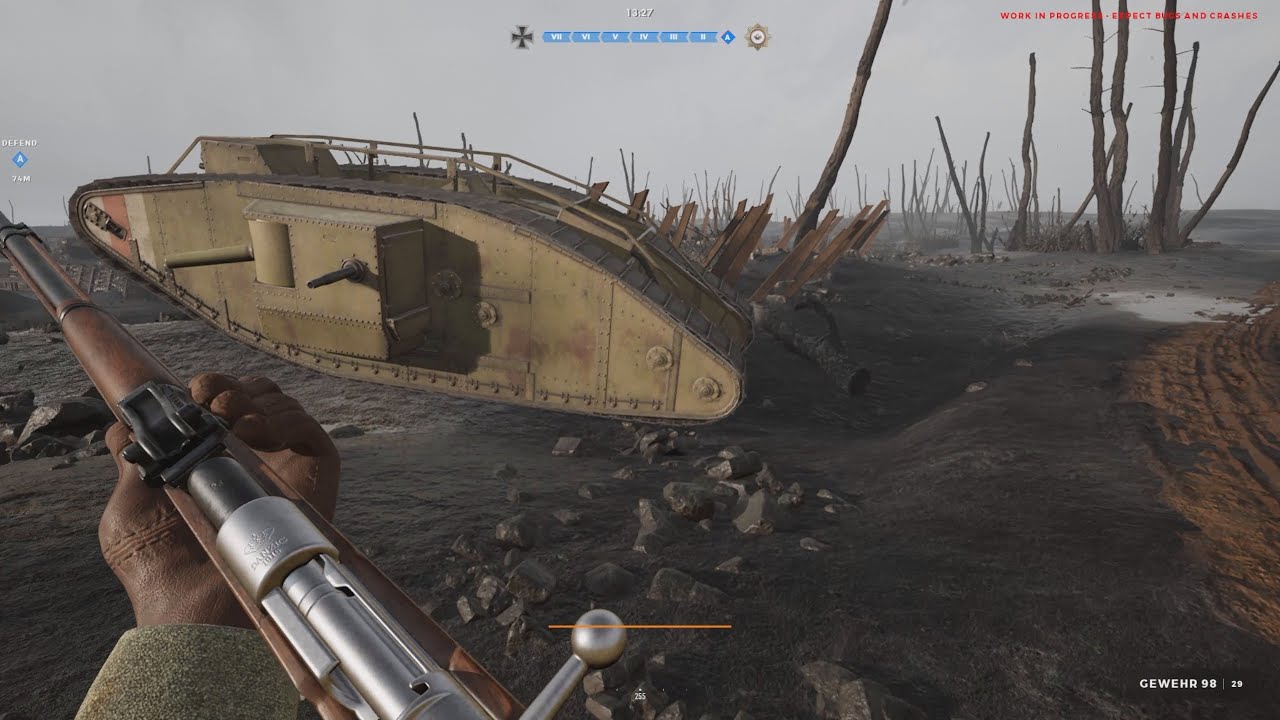 Beyond The Wire Vimy Ridge gameplay