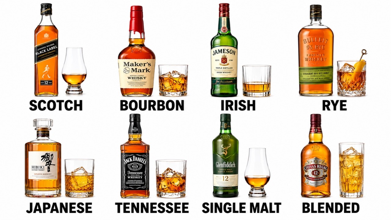 Every Type Of Whiskey Explained