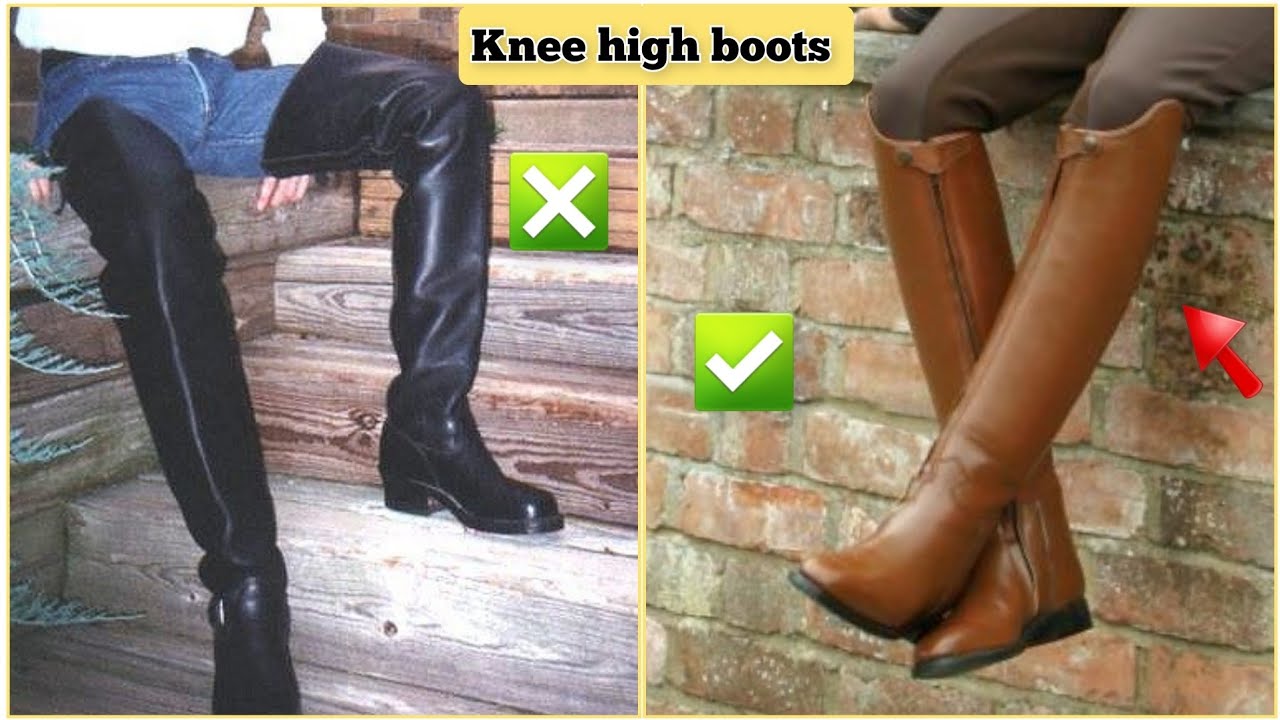Knee high boots ||Long boots.