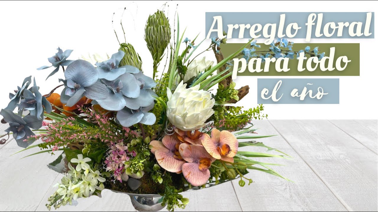 ¡Haz tu arreglo floral artificial para todo el año!