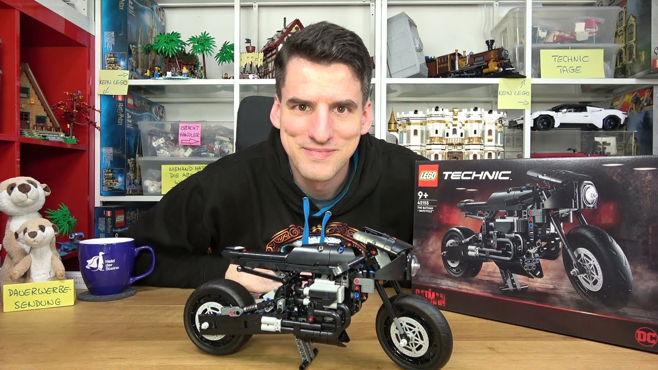 Technic-Neuheit 2023: LEGO&reg; 42155 Batcycle