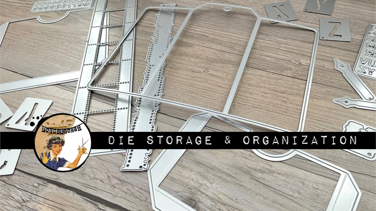 DIES & DIE CUT STORAGE IDEAS || Declutter and Get Organized Collaboration 2025