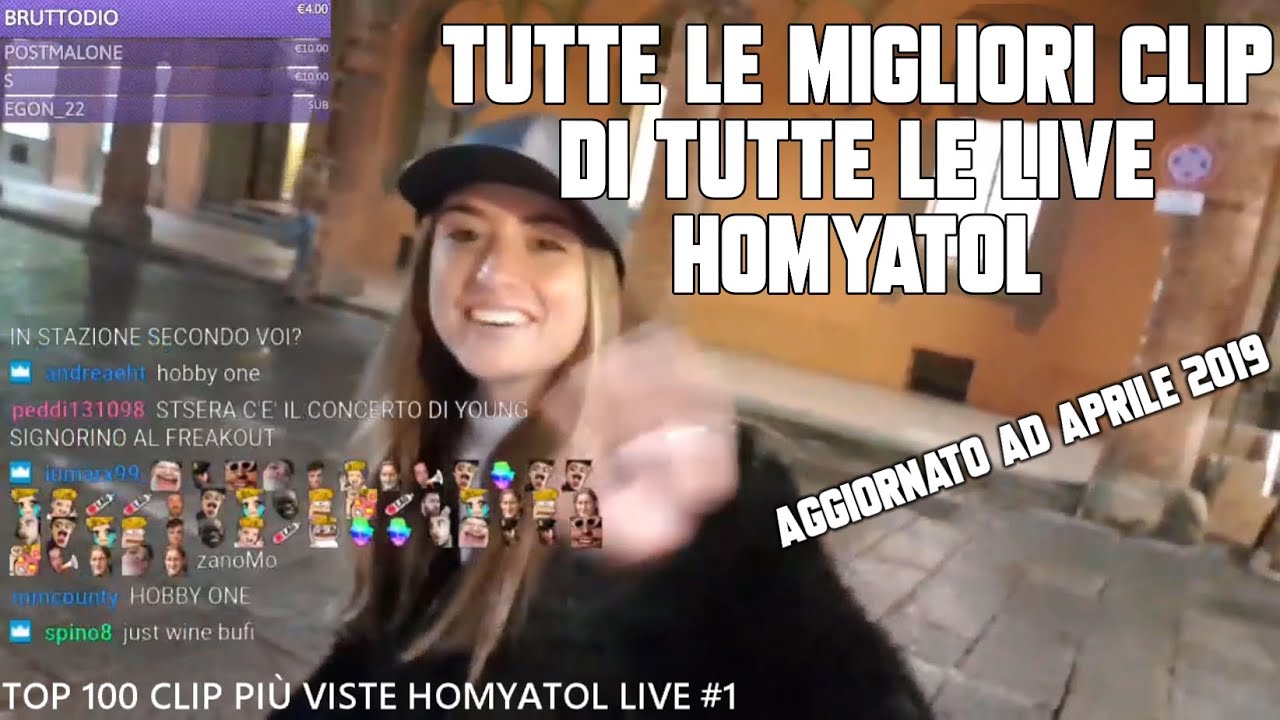 Homyatol live - MIGLIORI CLIP TUTTE LE LIVE (aggiornato Aprile 2019)