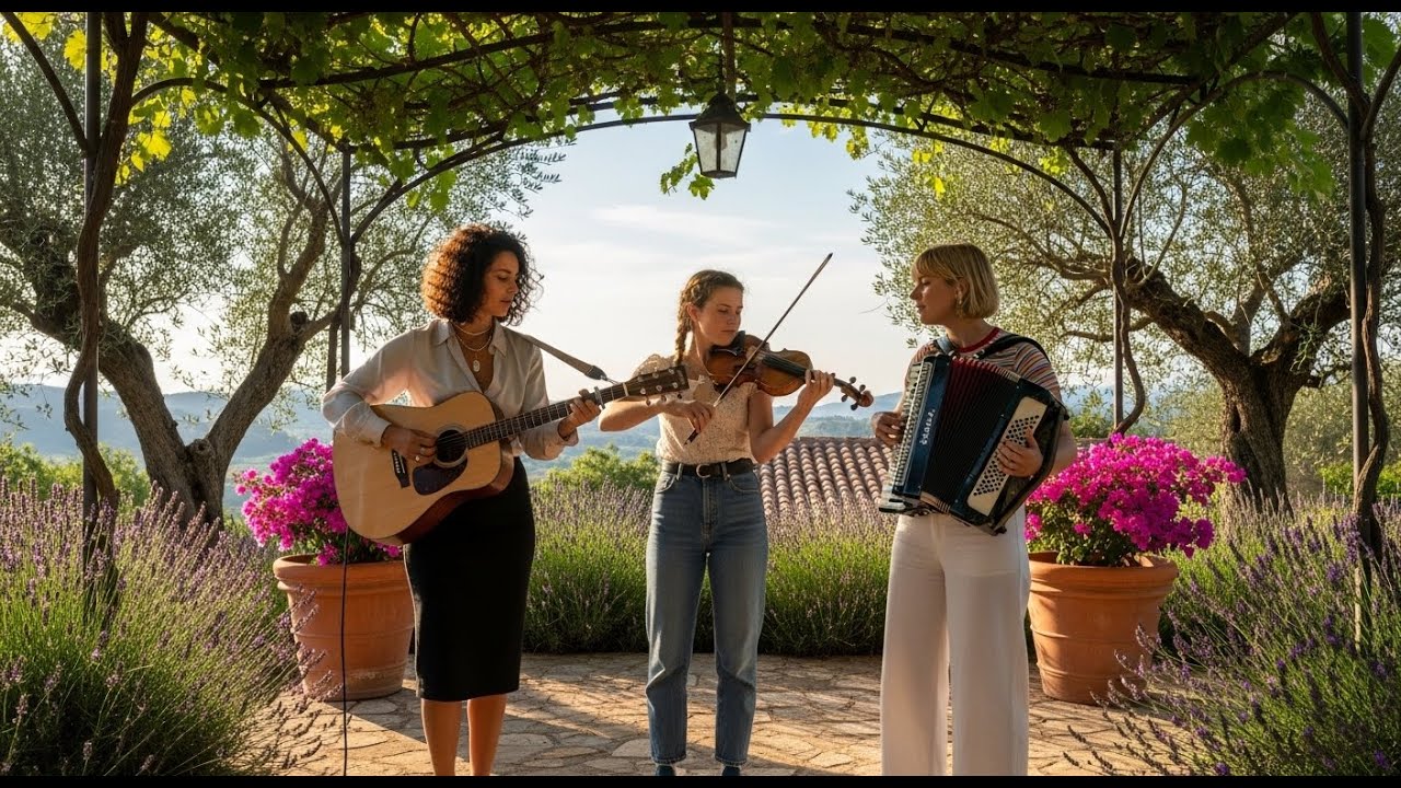 Melodías Flamencas Que Cuentan Historias Bajo Cielos Mediterráneos Al Atardecer