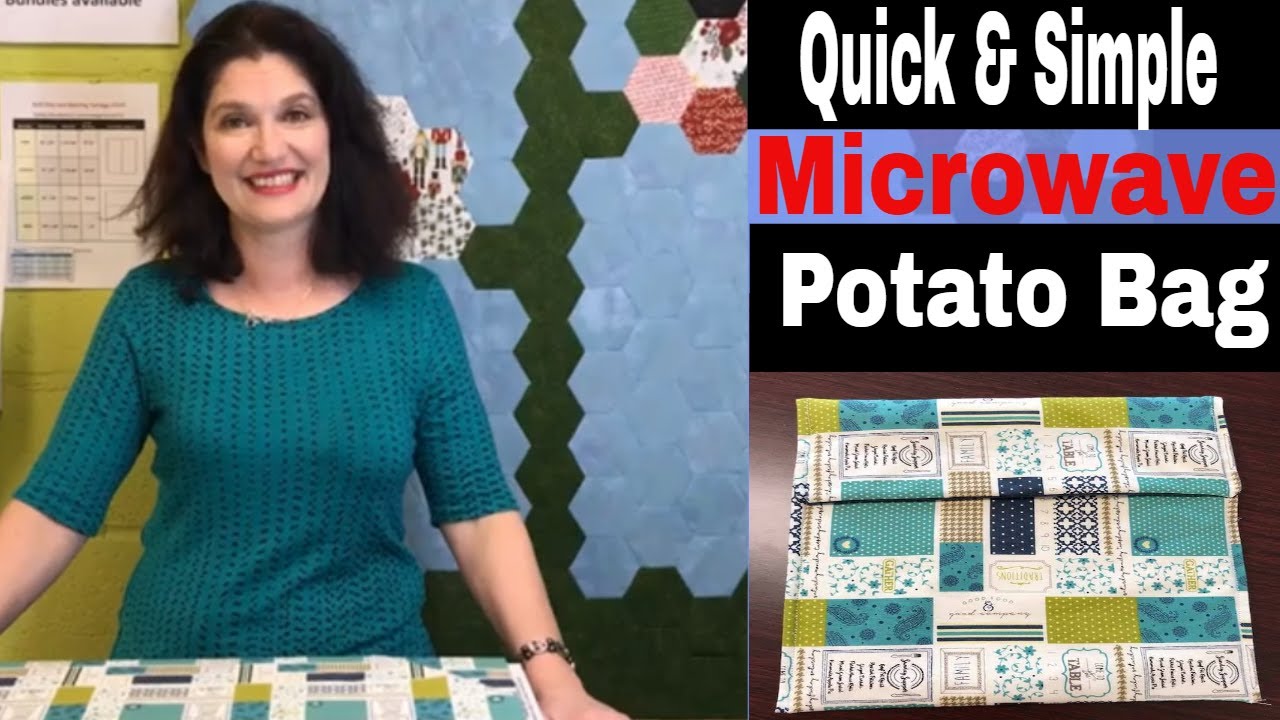 How to Sew a Quick & Simple Microwave Potato Bag Tutorial