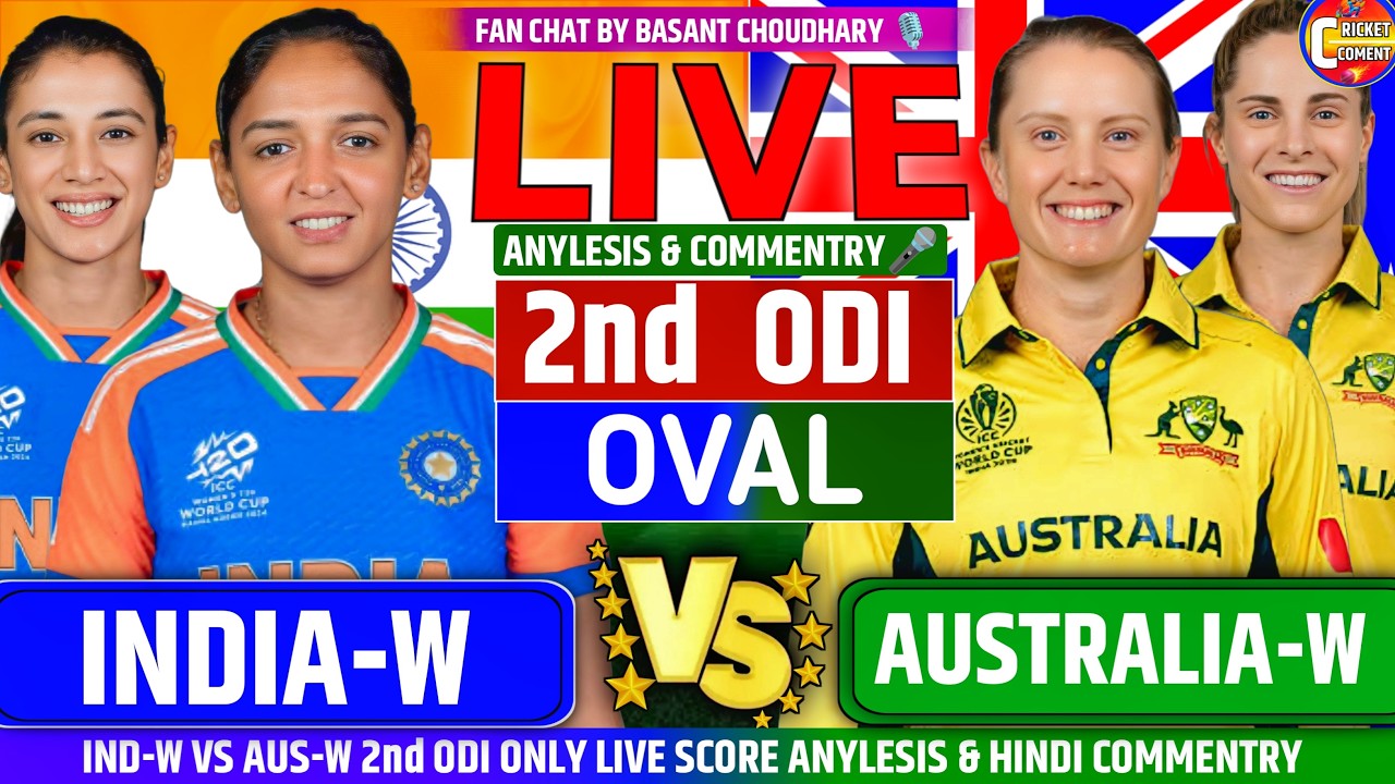 🔴INDIA-W VS ZIMBABWE-W 2ND ODI 2026 ONLY LIVE SCORE ANYLESIS & FAN COMMENTARY
