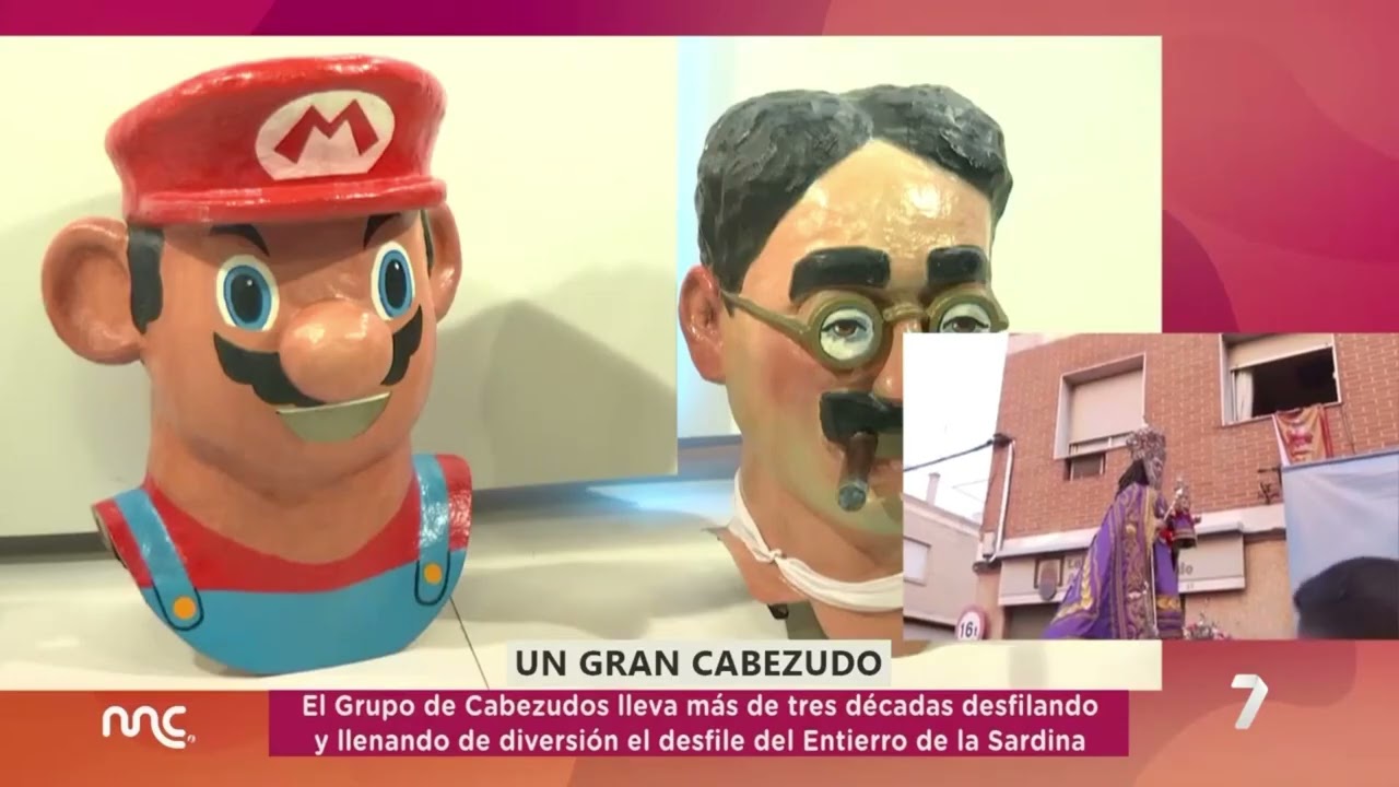 El Grupo de Cabezudos del Entierro de la Sardina presentan a su Cabezudo de Honor 2026