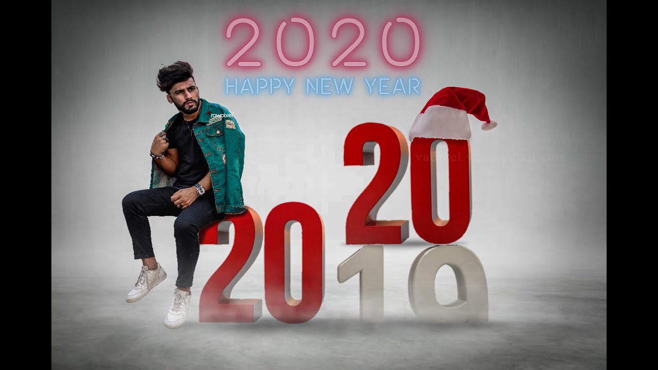 PhotoShop Manipulation || New Year 2020 Photo Editing Concept || Kamal Raj Saini